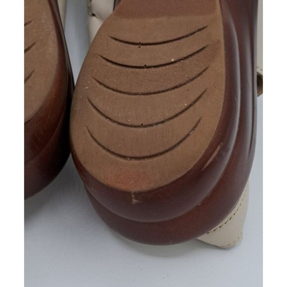 SAS Quatro Tripad Comfort Slingback Sandals Bone 3 Strap Women Size 9.5 N Beige - Picture 14 of 16